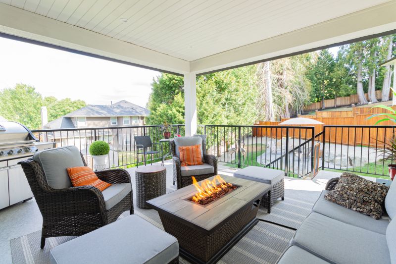 Patio Fireplace Installation