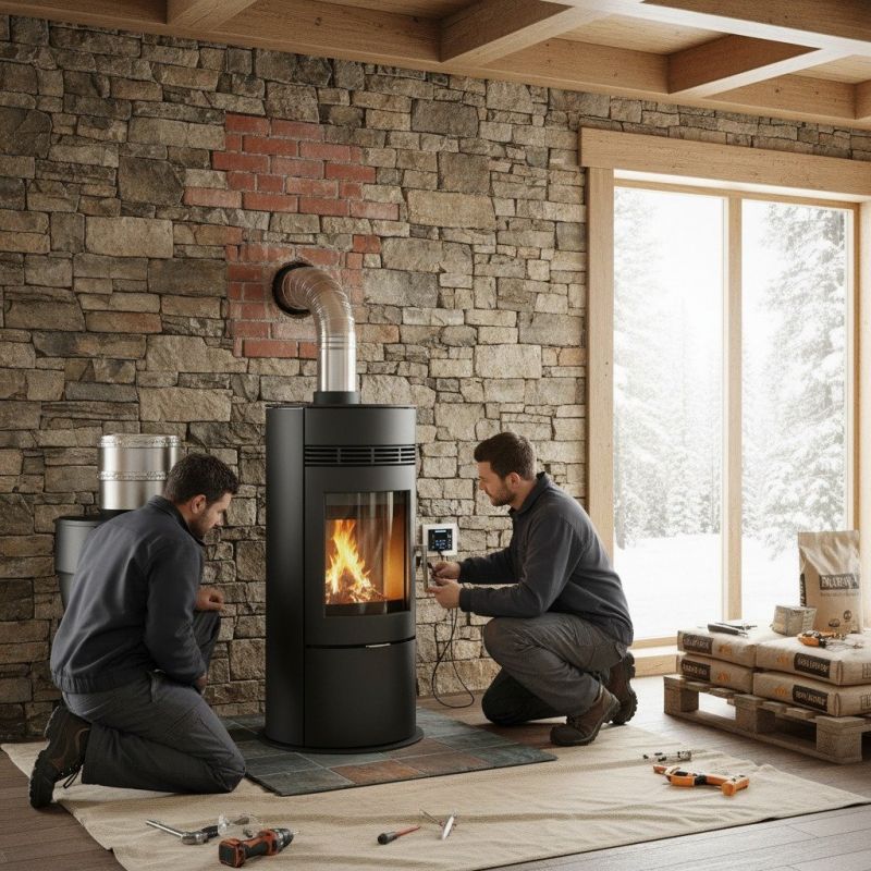 Pellet Stove Installation